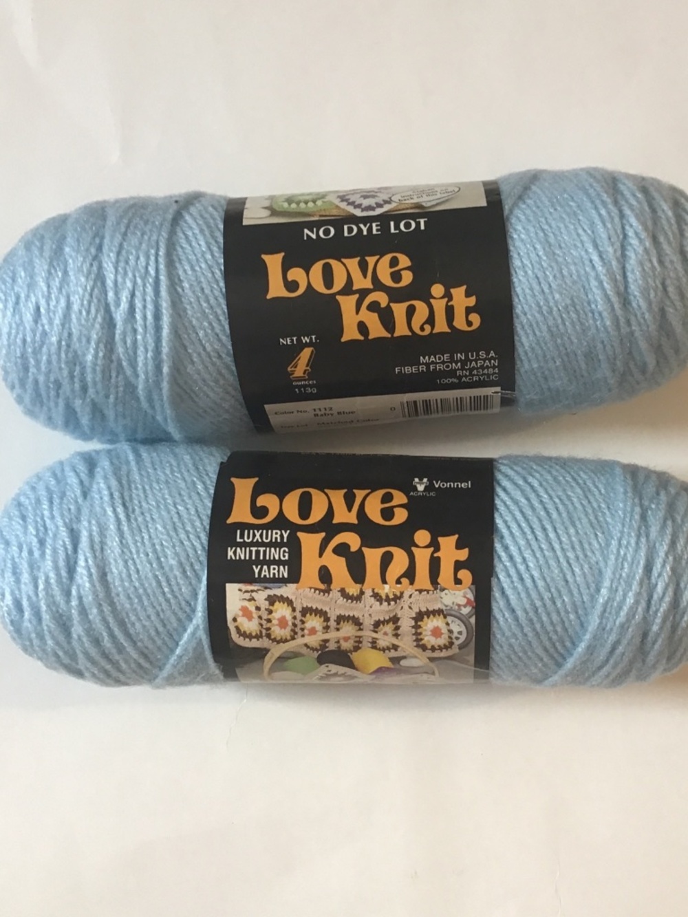 Vintage Love Knit Luxury Yarn Baby Blue (2)